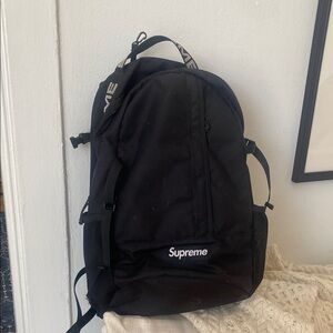 Supreme Black Backpack